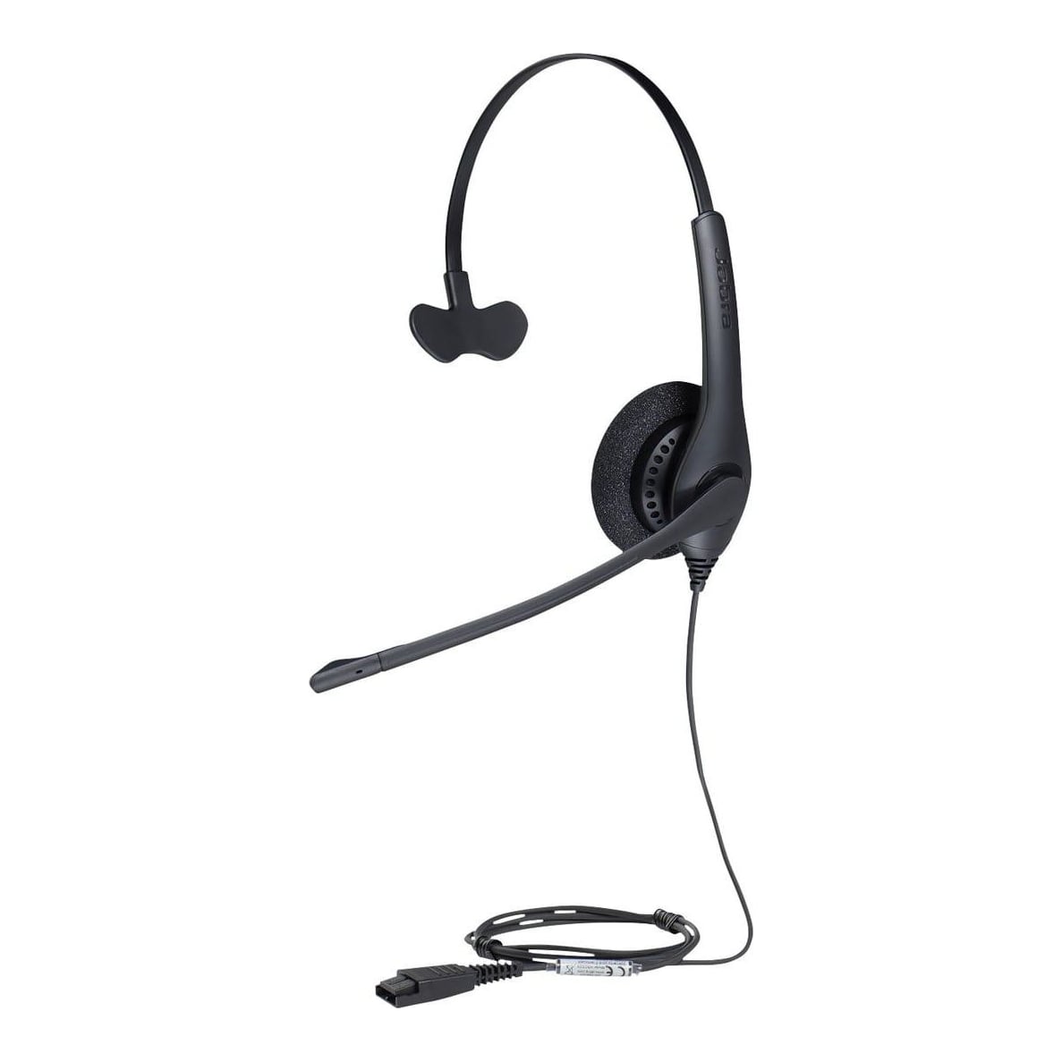 Jabra BIZ 1500 Mono QD EMEA, Wired, Office/Call center, 20 - 4500 Hz, 48 g, Headset, Black