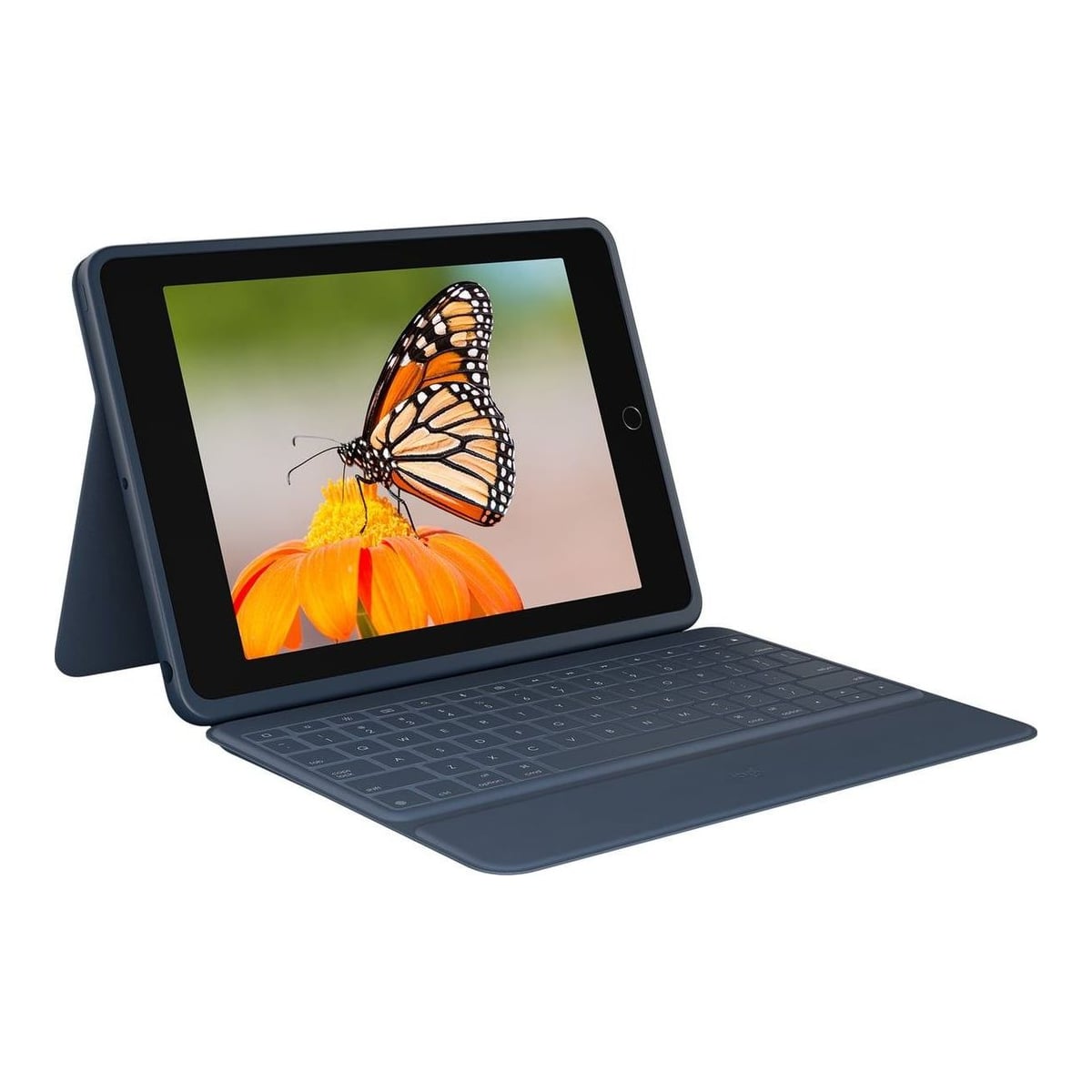 Logitech Rugged Combo 3 Keyboard Case for iPad (7th, 8th, & 9th generation), QWERTY, Nordic, 1.8 cm, 1.2 mm, Apple, iPad (7th gen) iPad (8th Gen) iPad (9th gen)