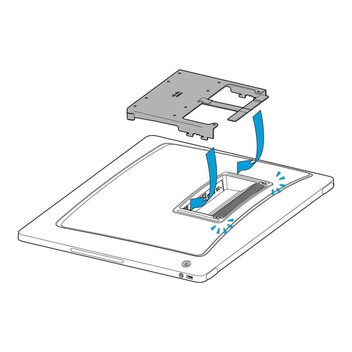 Cisco VESA Adapter and Wall Mount Kit for Desk Pro