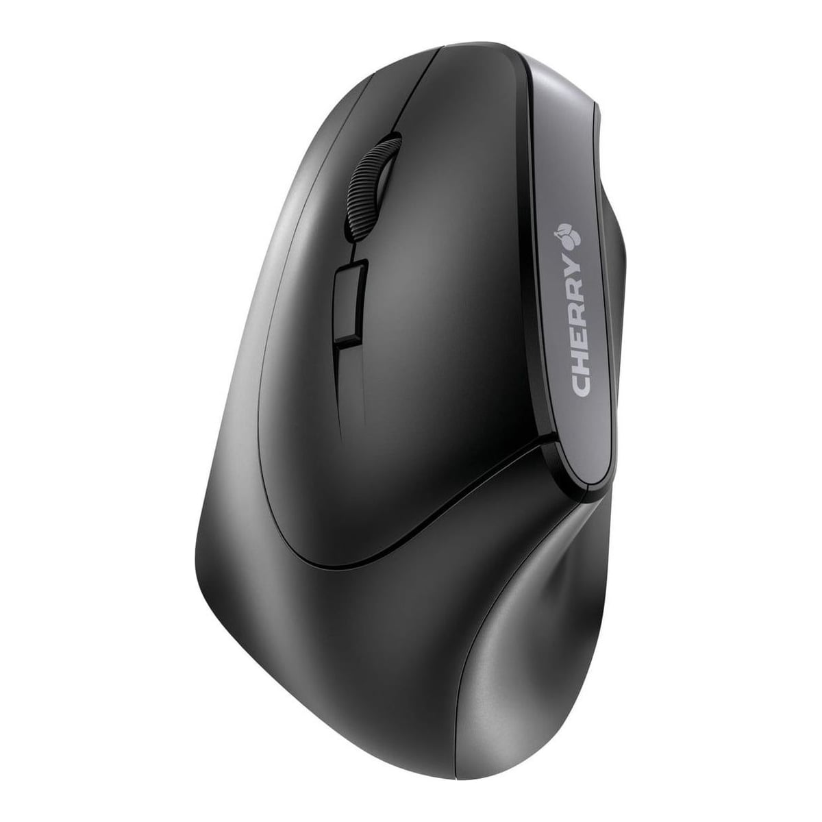 CHERRY MW 4500 LEFT Wireless 45 Degree Mouse, Black, USB, Left-hand, Optical, RF Wireless, 1200 DPI, Black, Grey