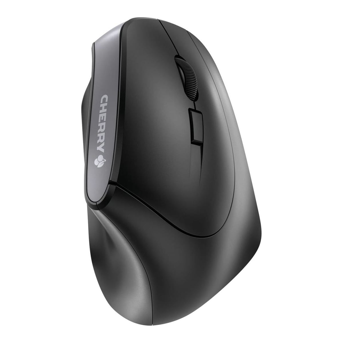 CHERRY MW 4500 Wireless 45 Degree Mouse, Black, USB, Right-hand, Vertical design, Optical, RF Wireless, 1200 DPI, Black