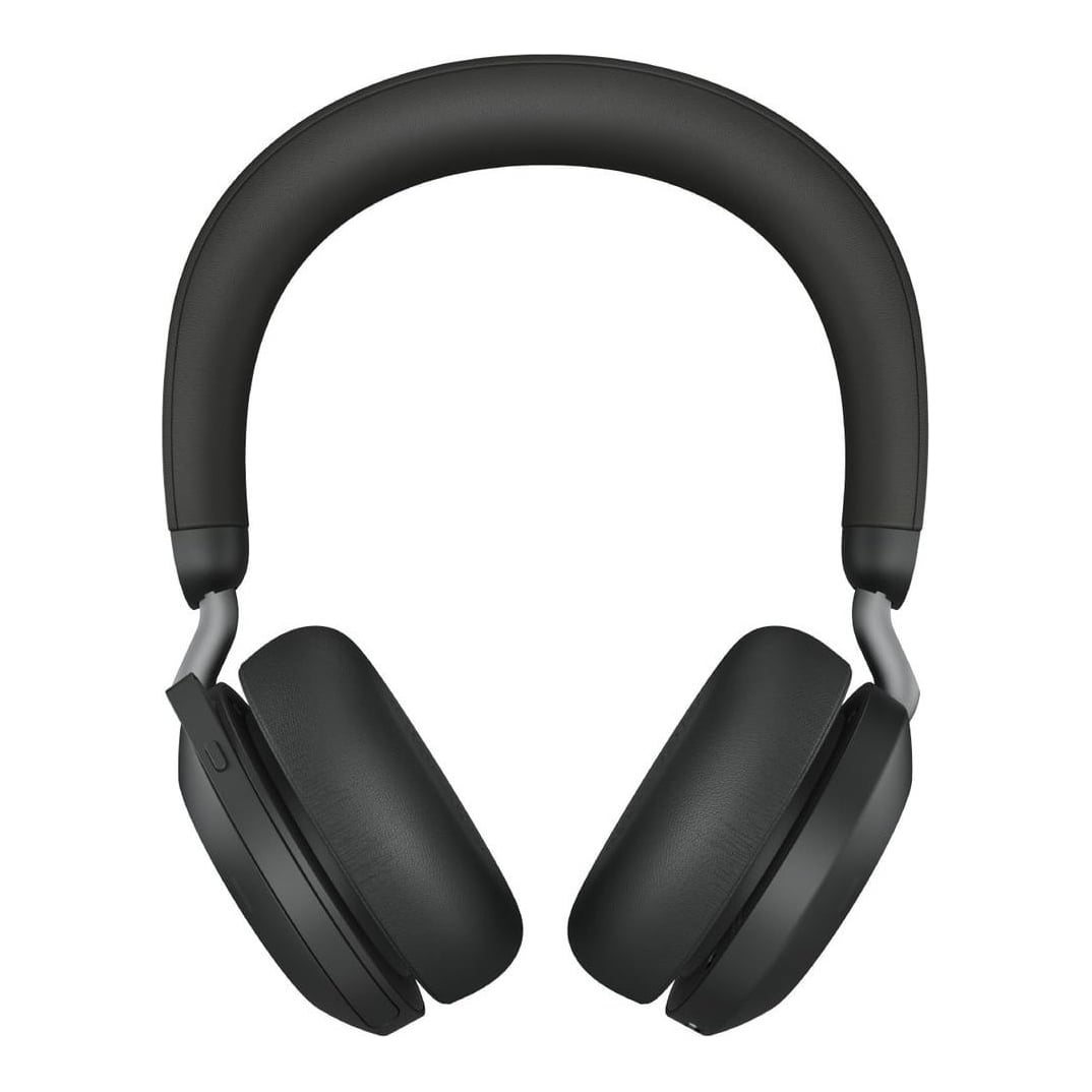 Jabra Evolve2 75 - USB-C UC with Desk Stand - Black, Wired & Wireless, Calls/Music, 20 - 20000 Hz, 197 g, Headset, Black