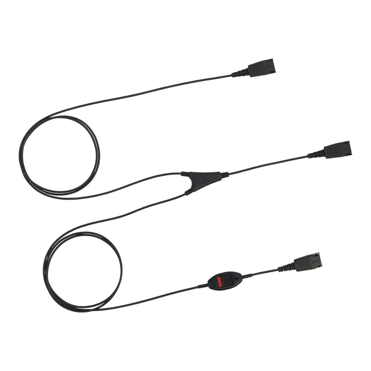 Jabra SUPERVISOR cord w_ mute, Cable, Black