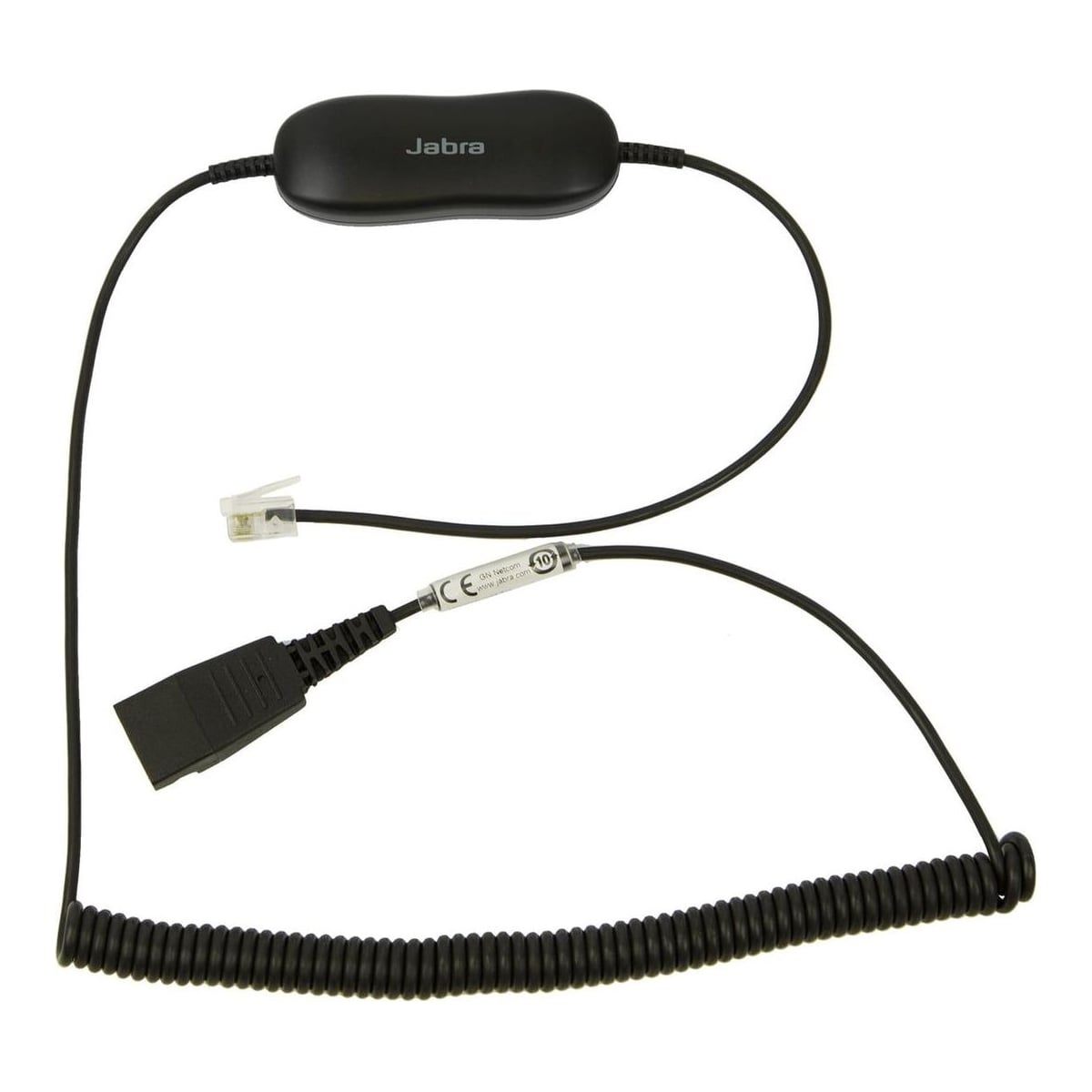 Jabra GN1216 Avaya cord, coiled, Cable, Black