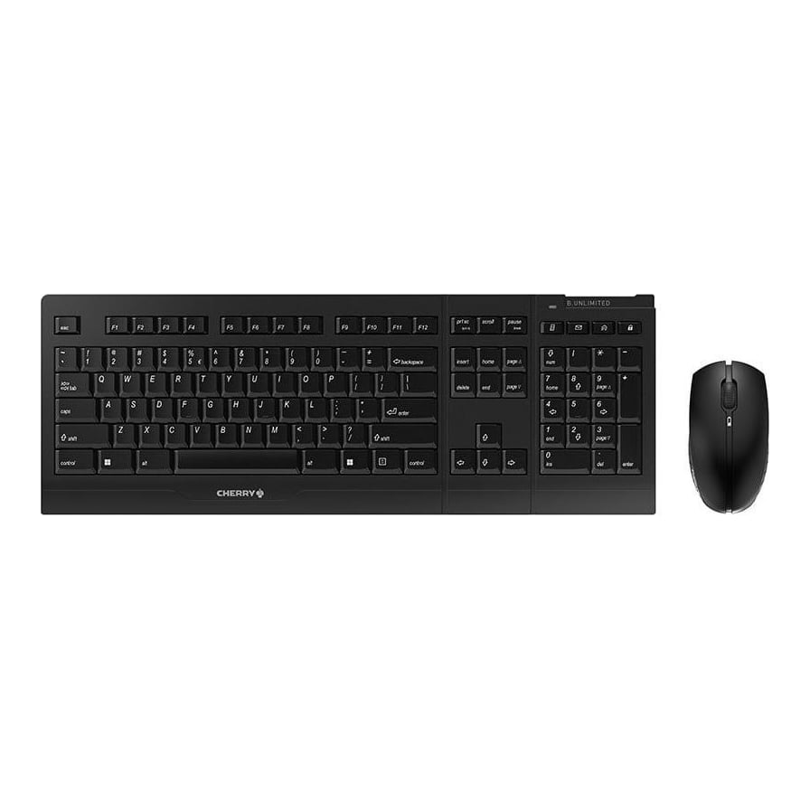 CHERRY B.Unlimited 3.0, Wireless, RF Wireless, Mechanical, QWERTY, Black, Mouse included