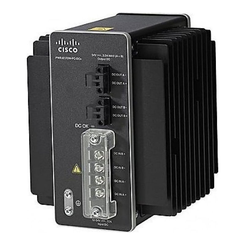 Cisco PWR-IE170W-PC-AC=, 170 W, 100 - 240 V, 1.25 A, Black