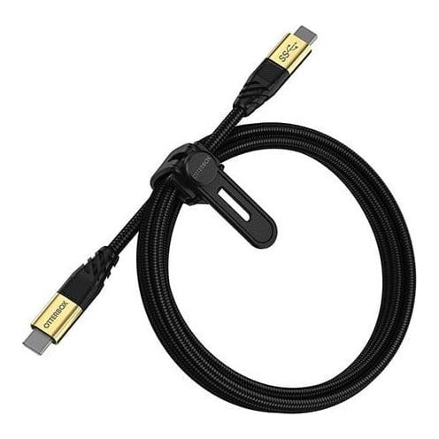 OtterBox USB-C - USB-C 3.2 Gen 1 1.8 m, black, 1.8 m, USB C, USB C, USB 3.2 Gen 1 (3.1 Gen 1), 5 Gbit/s, Black