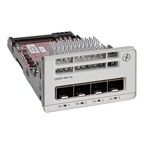 Cisco C9200-NM-4X=, 10 Gigabit Ethernet, Gigabit Ethernet, 1000,10000 Mbit/s