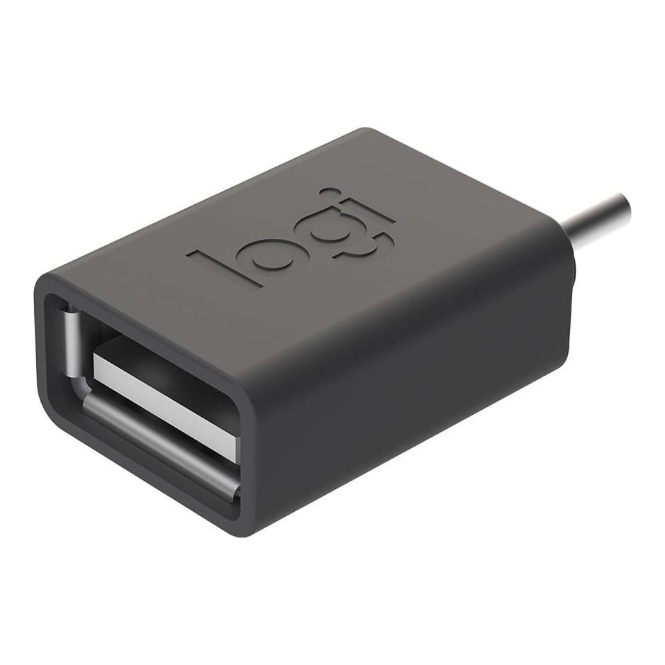 Logitech Logi Adapter USB- C to A, USB C, USB A, Graphite