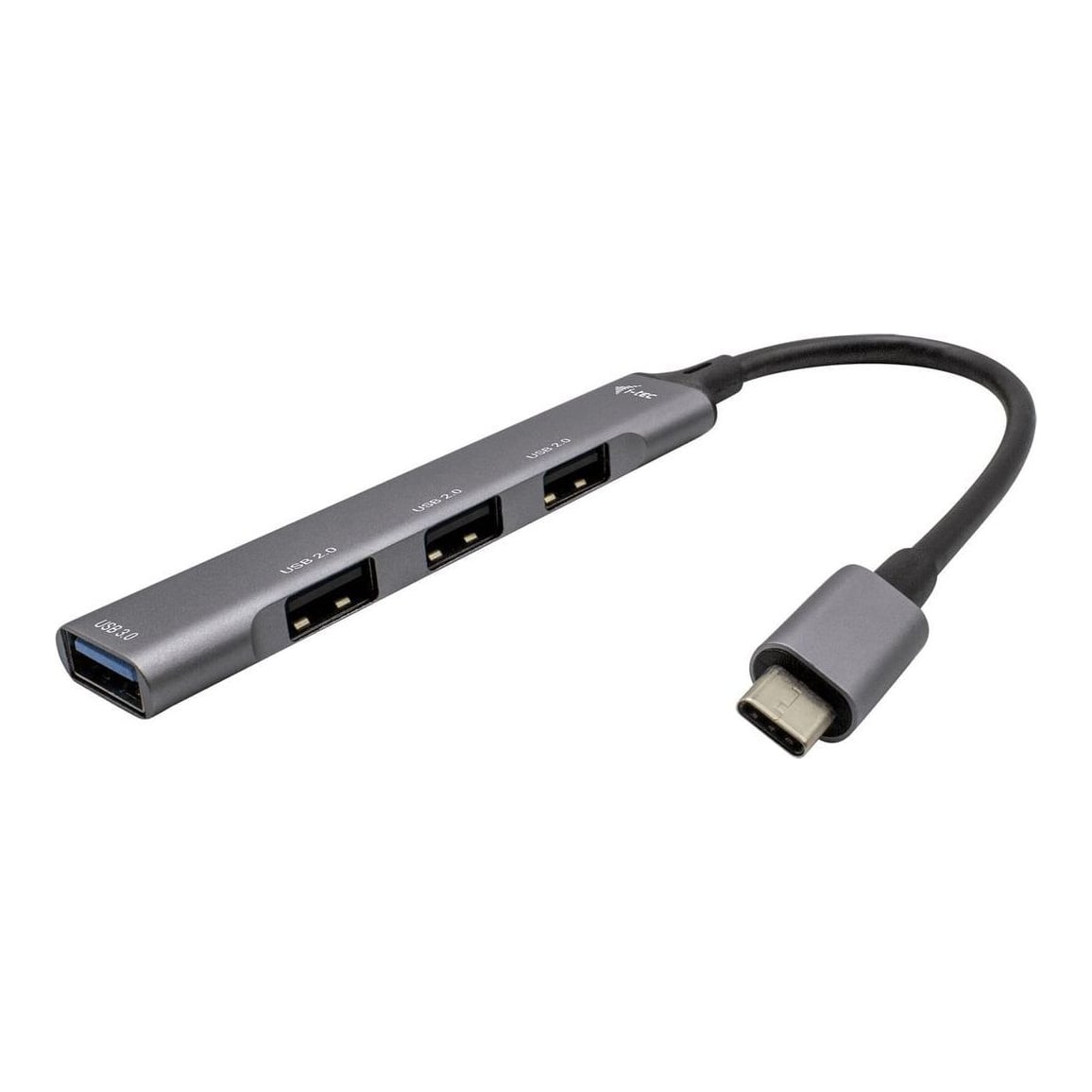 i-tec Metal USB-C HUB 1x USB 3.0 + 3x USB 2.0, USB 3.2 Gen 1 (3.1 Gen 1) Type-C, USB 2.0, USB 3.2 Gen 1 (3.1 Gen 1) Type-A, Metallic, Metal, 0.19 m, Android