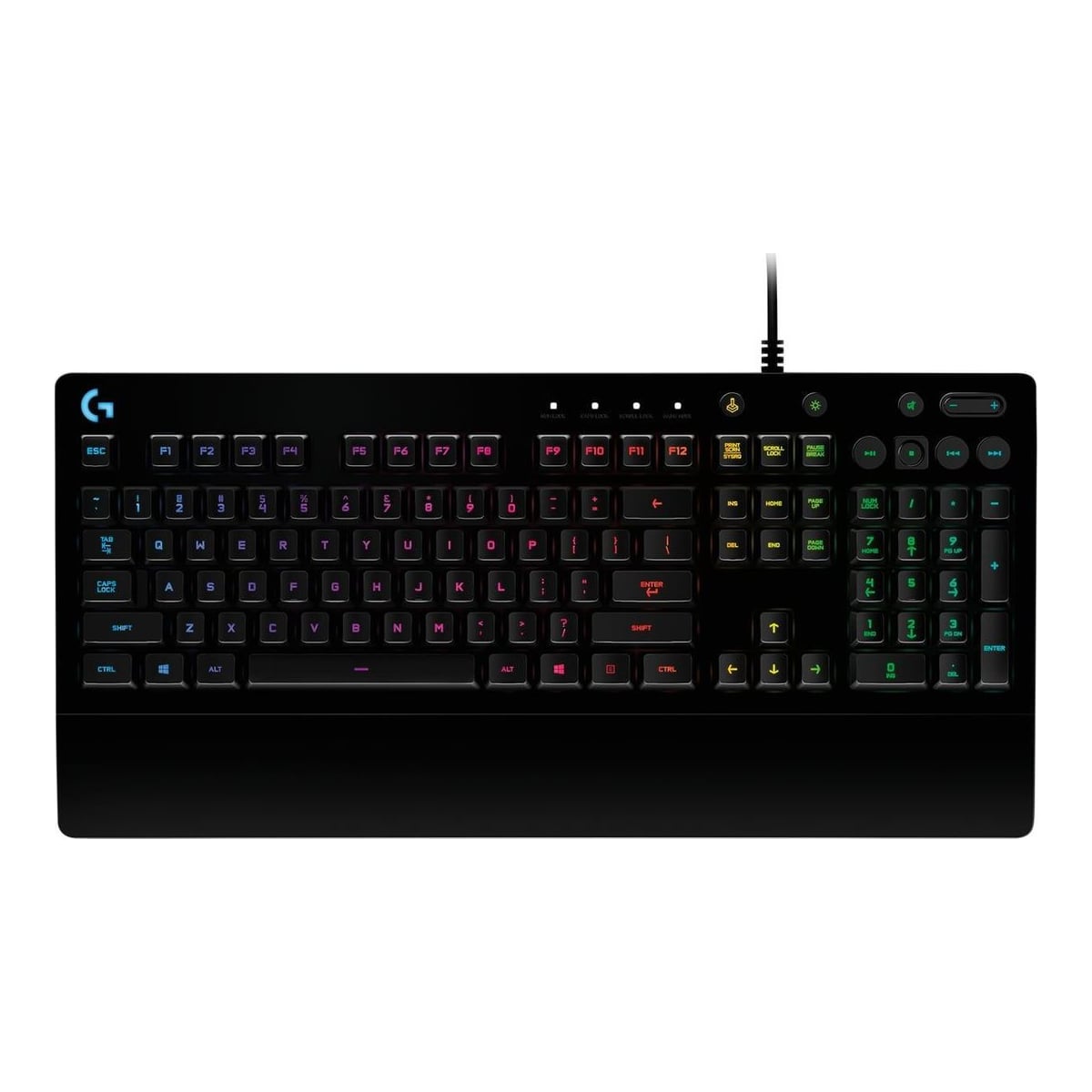 Logitech G G213 Prodigy Gaming Keyboard, Wired, USB, Mechanical, QWERTZ, RGB LED, Black