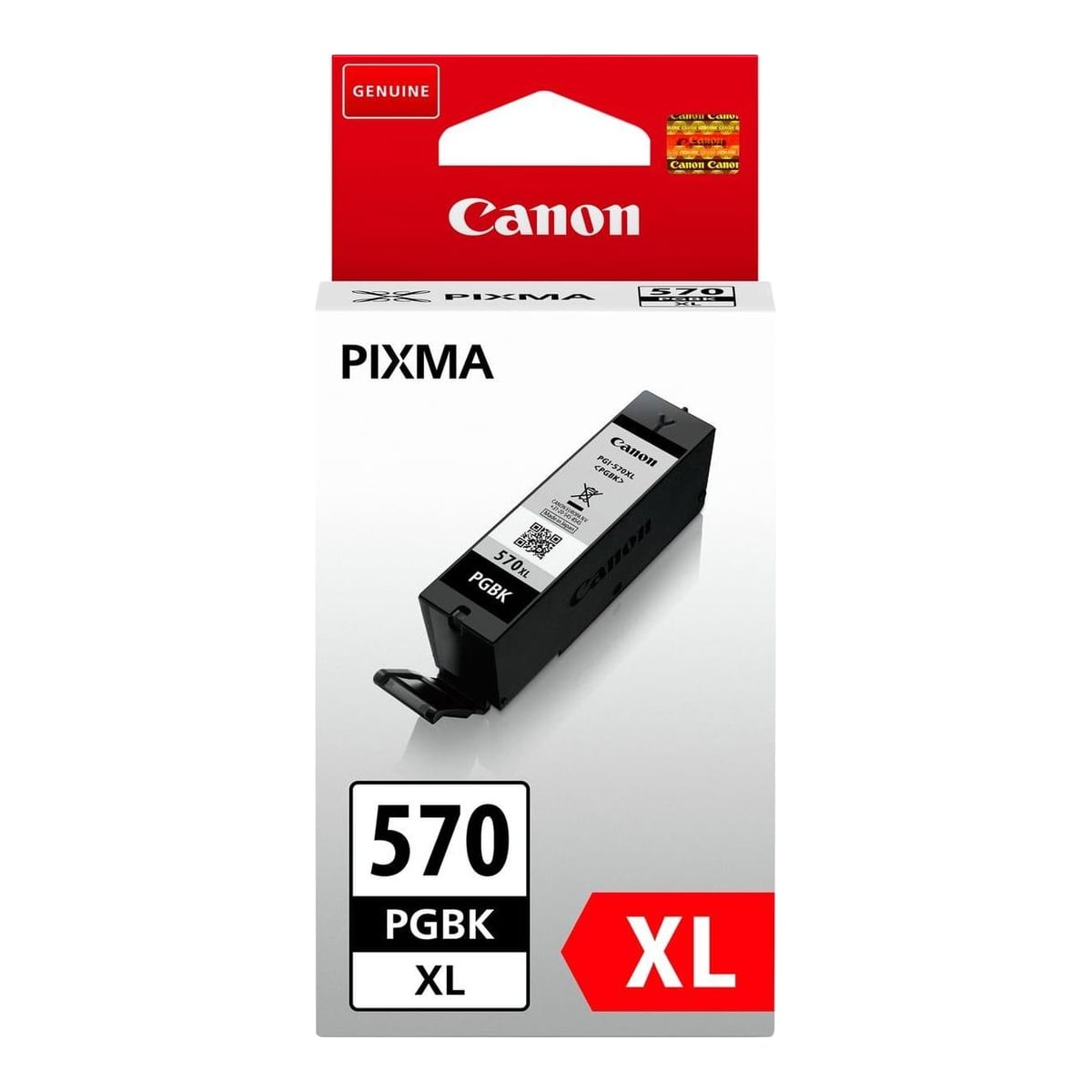 Canon PGI-570PGBK XL High Yield Pigment Black Ink Cartridge, High (XL) Yield, Black, Pigment-based ink, 22 ml, 1 pc(s), 500 pages