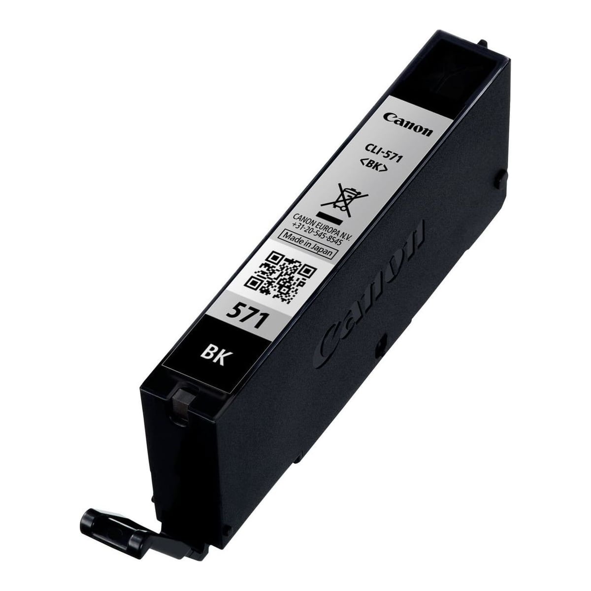 Canon CLI-571BK Black Ink Cartridge, Standard Yield, Black, Pigment-based ink, 7 ml, 1 pc(s), 376 pages