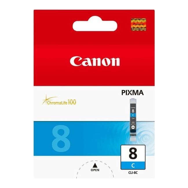 Canon CLI-8C Cyan Ink Cartridge, Cyan, 1 pc(s), 790 pages