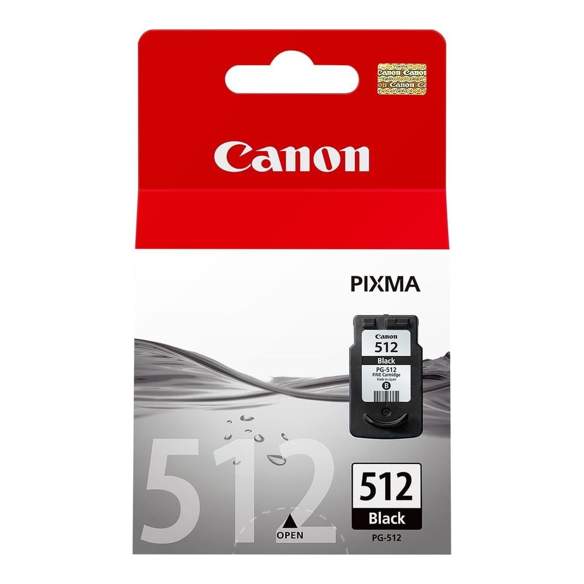 Canon PG-512 High Yield Black Ink Cartridge, Black, Pigment-based ink, 1 pc(s), 401 pages
