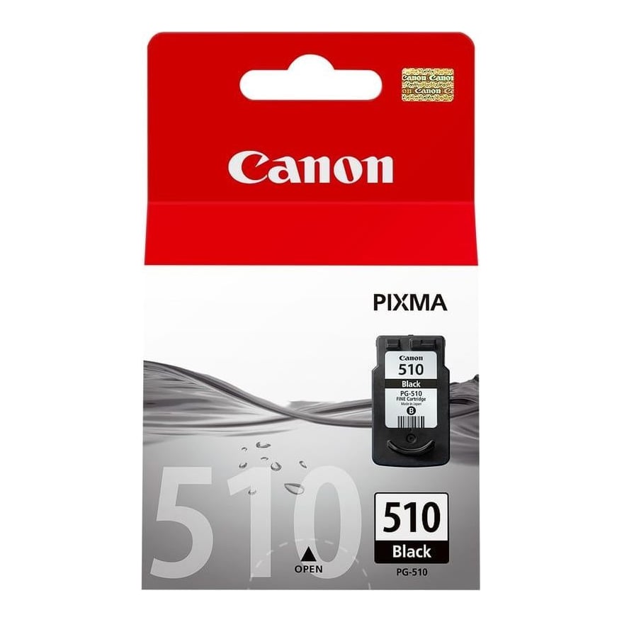 Canon PG-510BK Black Ink Cartridge, Photo black, Dye-based ink, 1 pc(s), 220 pages