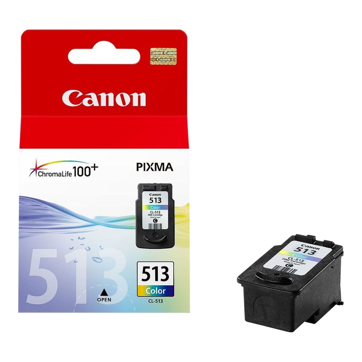 Canon CL-513 C/M/Y Colour Ink Cartridge, Cyan, Magenta, Yellow, Pigment-based ink, 1 pc(s), 349 pages