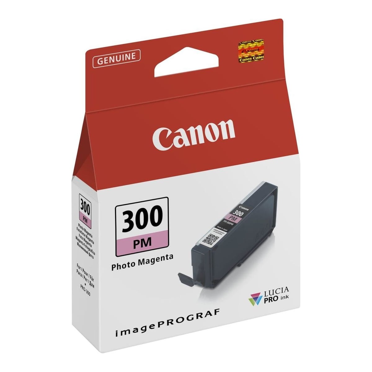 Canon PFI-300PM Photo Magenta Ink Cartridge, Photo magenta, 1 pc(s), 530 pages, Single pack