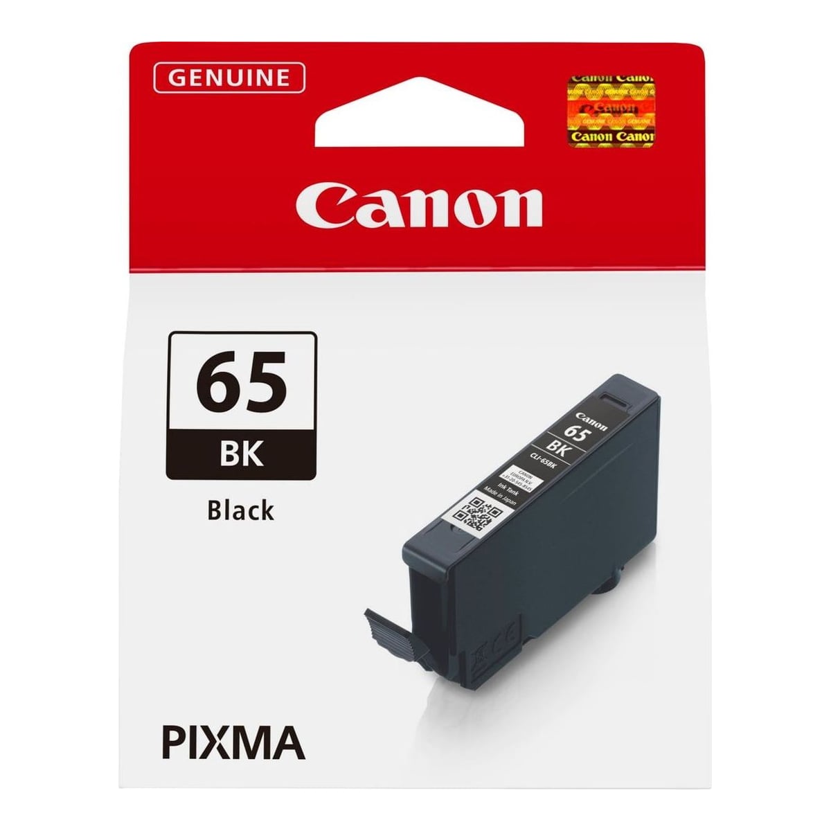 Canon CLI-65BK Black Ink Cartridge, Black, Dye-based ink, 12.6 ml, 1 pc(s), 860 pages, Single pack