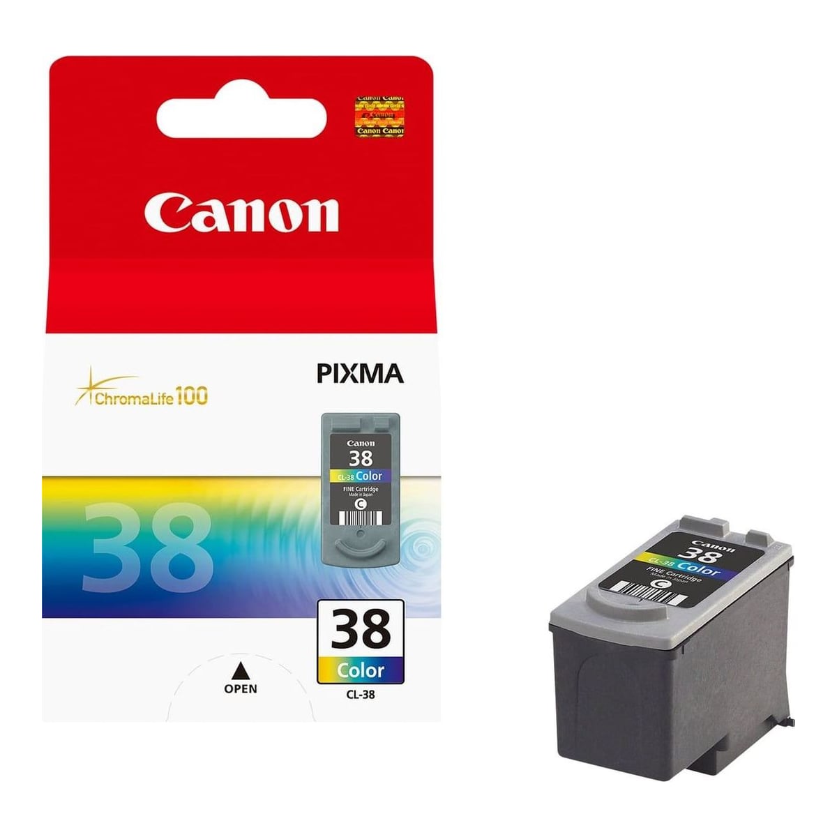 Canon CL-38 C/M/Y Colour Ink Cartridge, Cyan, Magenta, Yellow, Pigment-based ink, 1 pc(s)
