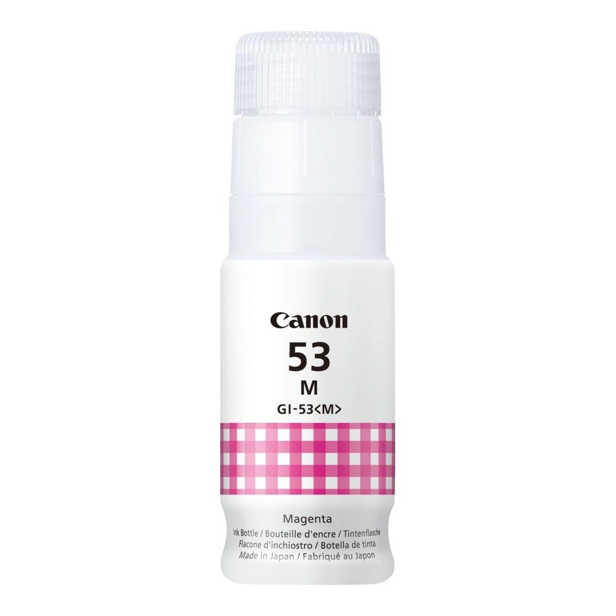 Canon GI-53M Magenta Ink Bottle, Original, Magenta, Canon, PIXMA G650 PIXMA G550, 60 ml, Inkjet