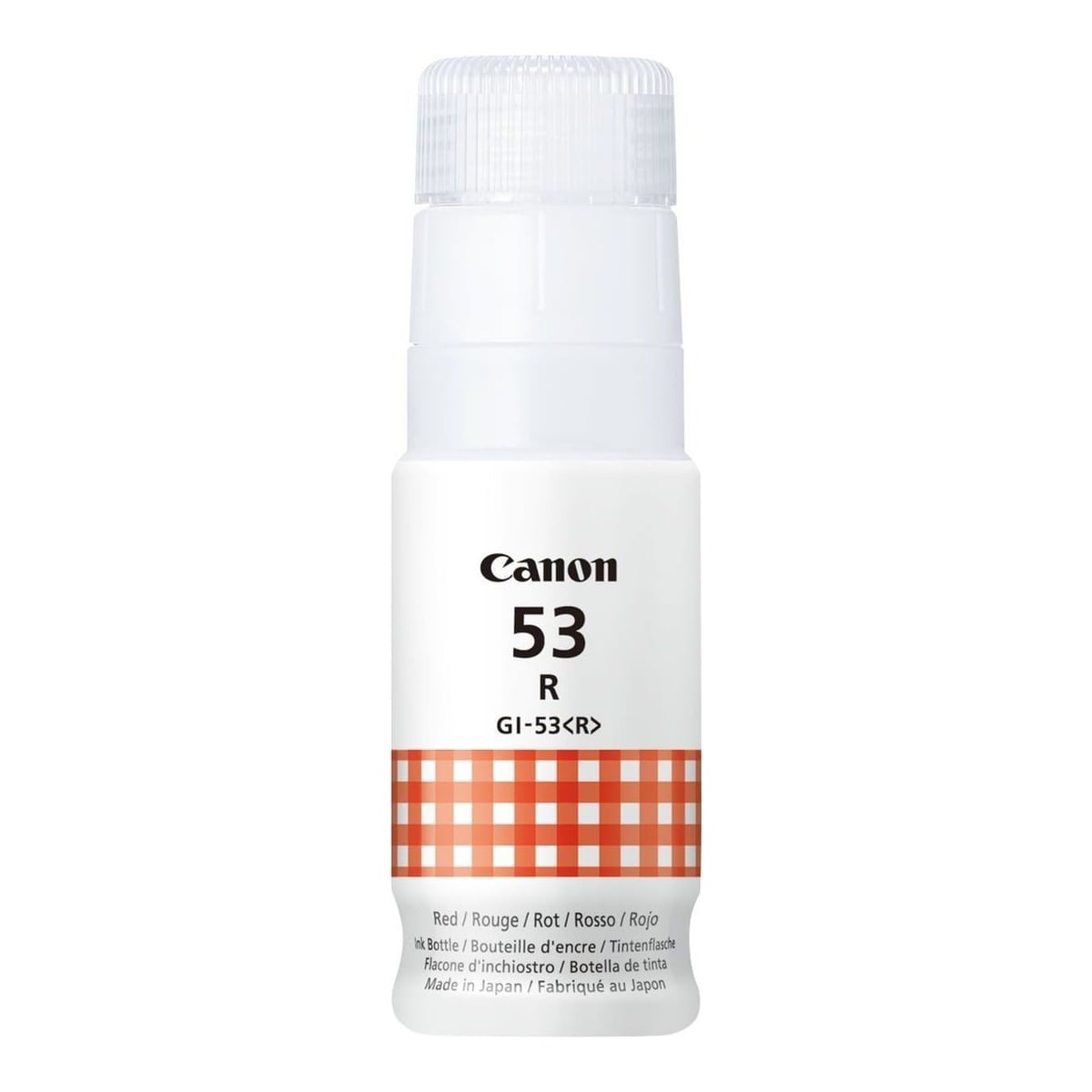 Canon GI-53R Red Ink Bottle, Original, Red, Canon, PIXMA G650 PIXMA G550, 60 ml, Inkjet