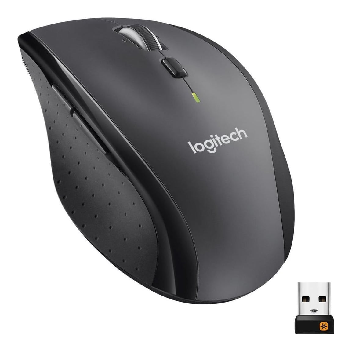 Logitech Marathon Mouse M705, Right-hand, Optical, RF Wireless, 1000 DPI, Charcoal