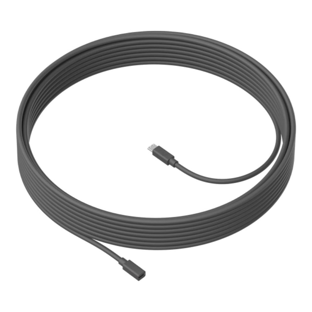 Logitech MeetUp Mic Extension Cable, Black, Grey