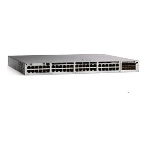 Cisco Catalyst C9300L-48UXG-4X-A, Managed, L2/L3, 10G Ethernet (100/1000/10000), Full duplex, Power over Ethernet (PoE), Rack mounting
