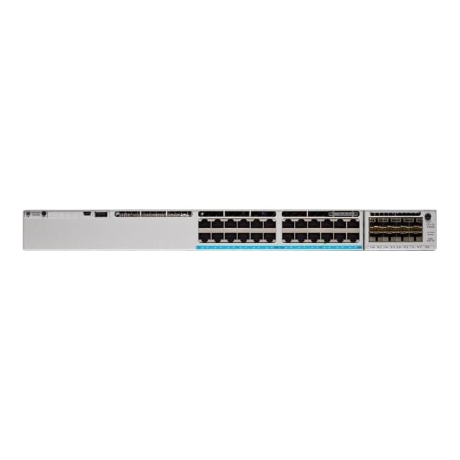 Cisco C9300L-24P-4G-E, Managed, L2/L3, Gigabit Ethernet (10/100/1000), Full duplex, Rack mounting