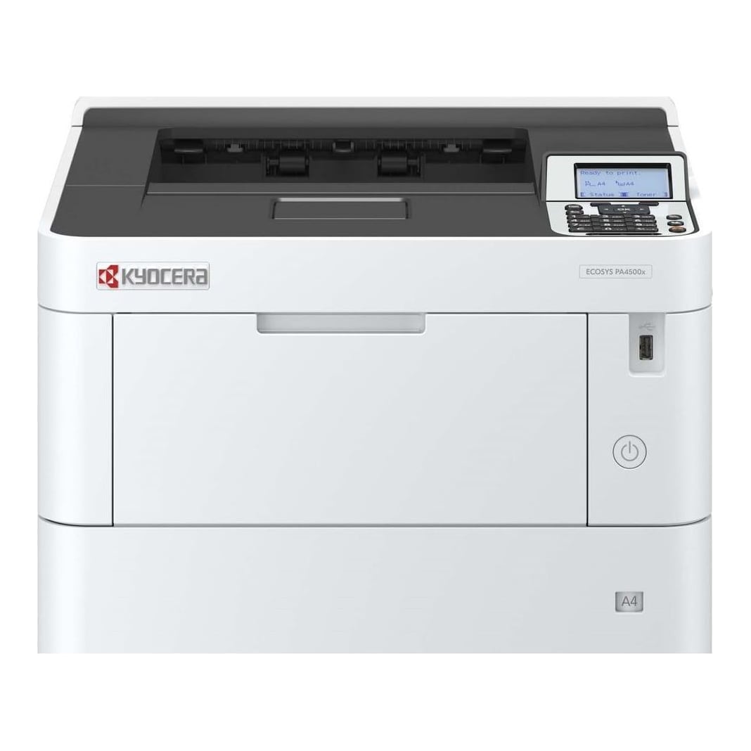 KYOCERA ECOSYS PA4500x, Laser, 1200 x 1200 DPI, A4, 45 ppm, Duplex printing, Network ready
