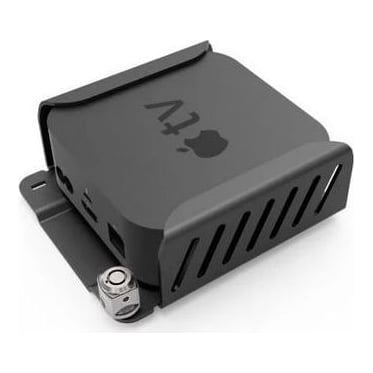 Compulocks Apple TV Security Mount (4K 3rd Gen) (2022), Aluminium, Black