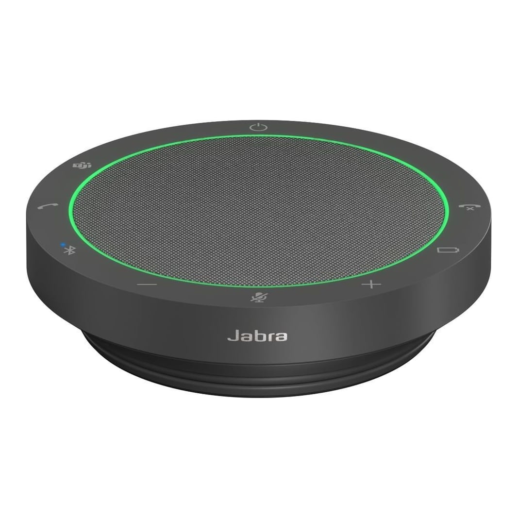 Jabra Speak2 55 MS Teams, Dark Grey, Universal, Black, 0.8 m, Buttons, Voice Level Normalization, IP64