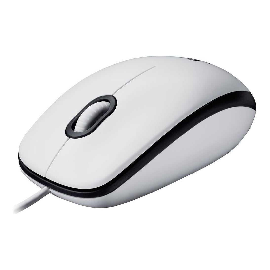 Logitech Mouse M100, Ambidextrous, Optical, USB Type-A, 1000 DPI, White