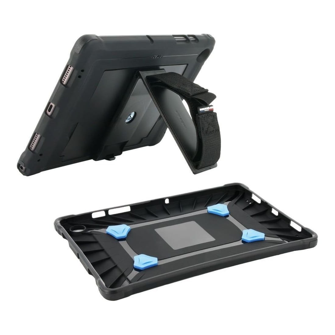 Mobilis PROTECH - Case + 360° handstrap + kickstand for iPad 11'' 2025 (11th gen) - iPad 10.9'' (10th gen), Bumper, Apple, iPad 10.9'' 10th and 11" 11th gen, 27.9 cm (11")