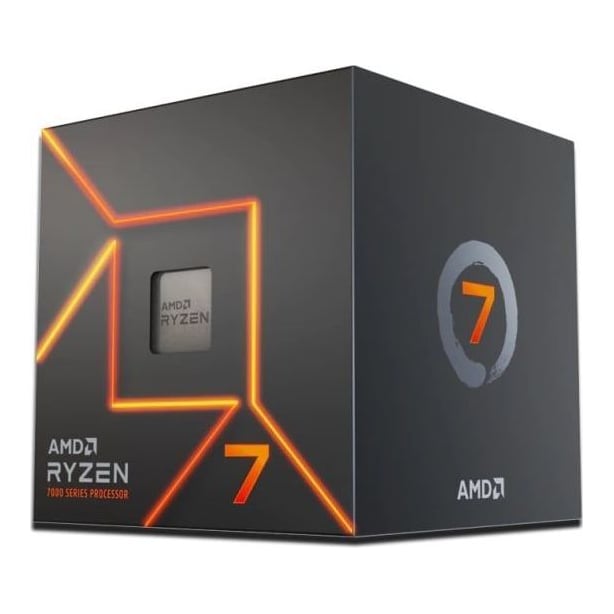 AMD Ryzen 7 7700, AMD Ryzen™ 7, Socket AM5, 5 nm, Box, AMD, 3.8 GHz