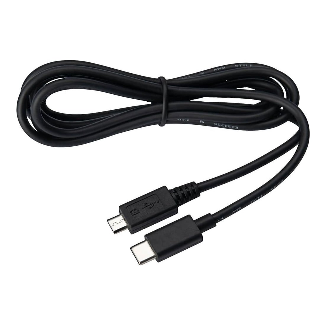 Jabra USB-C to Micro-USB Cable - Black, 1.5 m, USB C, Micro-USB B, Black