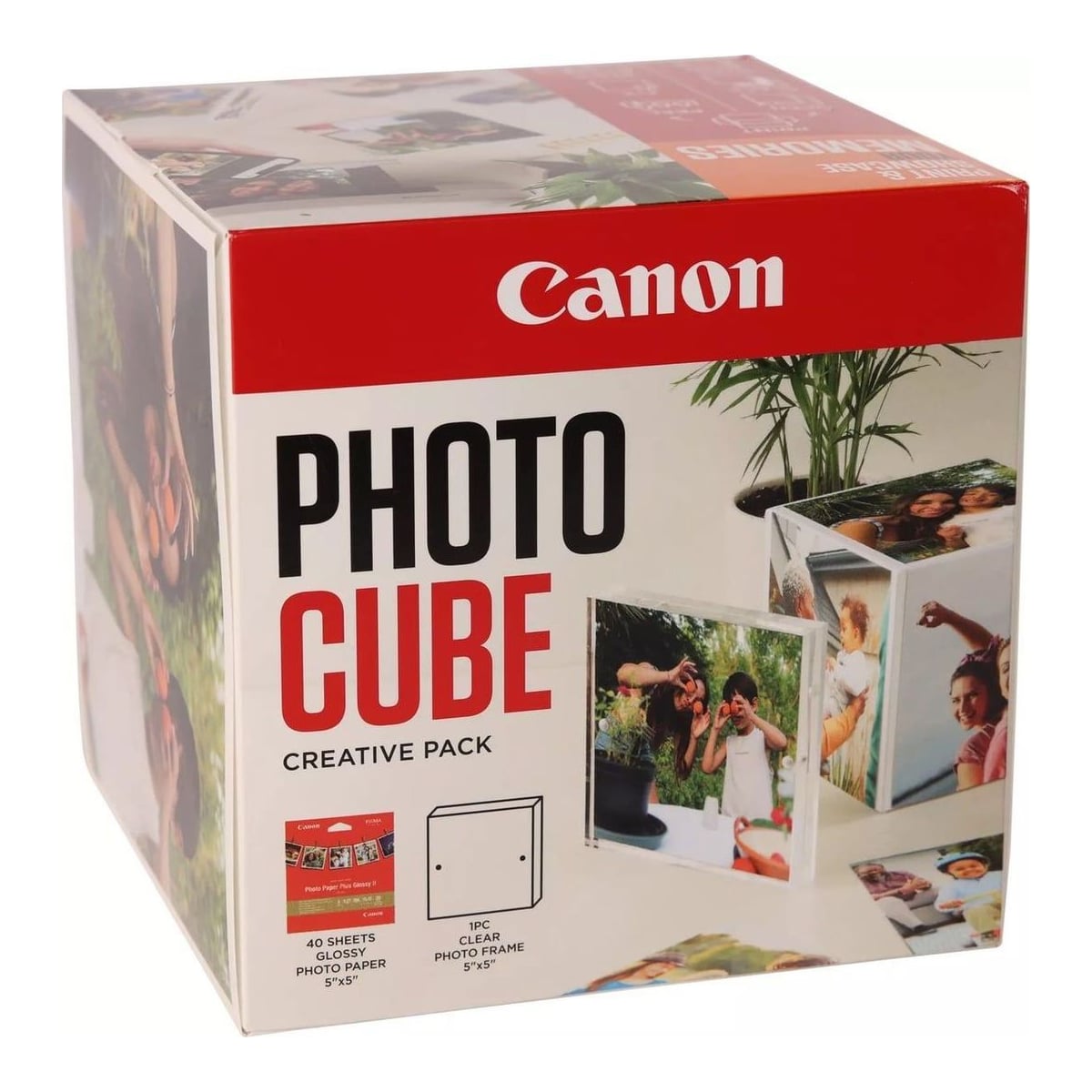 Canon 2311B077, Gloss, 13X13 Cm, 5X5", PIXMA TS8750 PIXMA TS8750A PIXMA TS7750 Maxify GX6550 PIXMA G6050I Maxify GX4050I Maxify GX7050I..., 40 Pc(s)