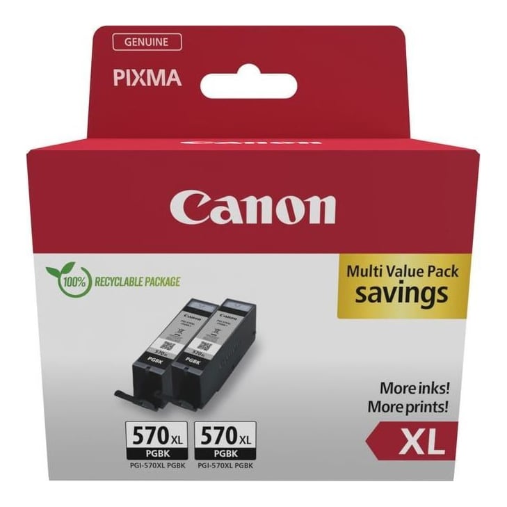 Canon 0318C010, High (XL) Yield, Black, 2 pc(s), Twin pack