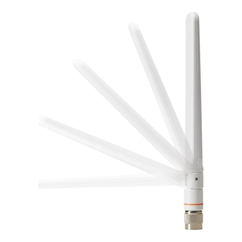 Cisco Aironet Dual-Band Omnidirectional Wi-Fi Antenna, 2 dBi (2.4 GHz)/4 dBi (5 GHz), 1 Port, Direct Mount, RP-TNC Connector, 1-Year Limited Hardware Warranty (AIR-ANT2524DW-RS=), 4 dBi, 2.4/5 GHz, 2 dBi, 4 dBi, 50 Ω, 63°