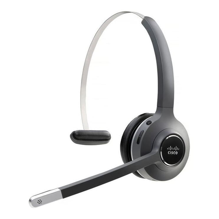 Cisco Headset 561, Wireless Single On- Ear DECT Headset with Multi-Source Base for US and Canada, Charcoal, 1-Year Limited Liability Warranty (CP-HS-WL-561-M-EU=), Wireless, Office/Call center, 50 - 18000 Hz, 74.5 g, Headset, Black, Grey