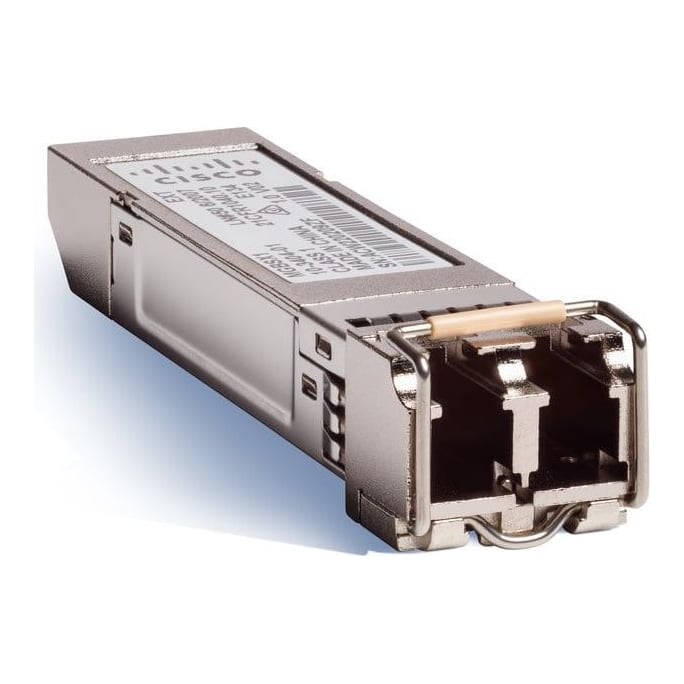 Cisco 1000BASE-ZX SFP Module for Gigabit Ethernet Deployments, Hot Swappable, 5-Year Standard Warranty (GLC-ZX-SMD=), Fiber optic, 1000 Mbit/s, SFP, 9/125 µm, ZX, 1550 nm