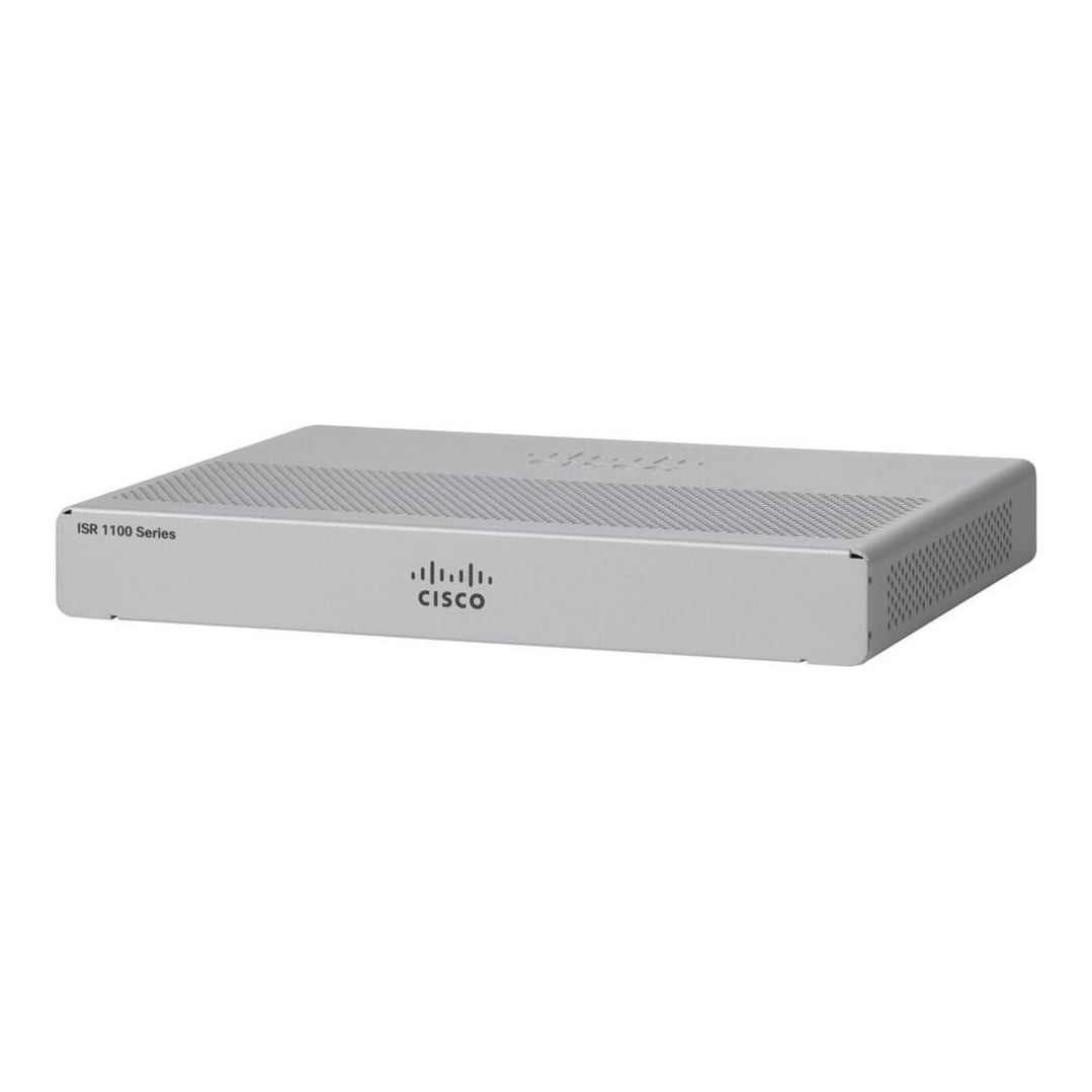 Cisco C1101-4P Integrated Services Router with 4-Gigabit Ethernet (GbE) Ports, GE Ethernet WAN Router, Integrated USB 3+, 1-Year Limited Hardware Warranty (C1101-4P), Ethernet LAN, ADSL, ADSL2, VDSL2, Grey, Tabletop router