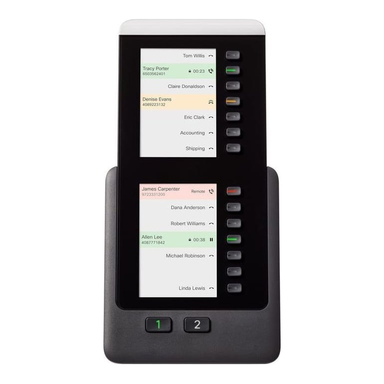 Cisco IP Phone 8800-A Audio Key Expansion Module for VoIP Phones, Compatible with IP Phones 8851, 8861, 8865, Colour LCD Display (CP-8800-A-KEM=), Black, 28 buttons, Cisco 8851/61, China, 1 pc(s), 113 x 40 x 229 mm
