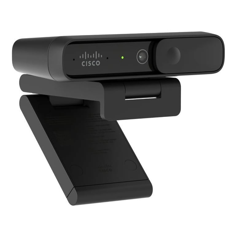 Cisco Desk Camera 1080p in Carbon Black with up to 1080p Full HD Video, Dual Microphones, Low-Light Performance, 1-Year Limited Hardware Warranty (CD-DSKCAMD-C-WW), 8 MP, 1920 x 1080 pixels, Full HD, 30 fps, 1920x1080@30fps, 1080p