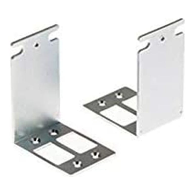 Cisco 1100 Series Router Rackmount Wallmount Kit for All 111X Series Integrated Service Routers, 1-Year Limited Warranty (ACS-1100-RM-19=), Mounting bracket, Metal, Silver, 1 pc(s)