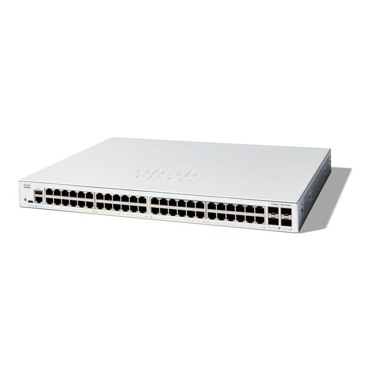Cisco Catalyst 1200-48T-4G Smart Switch, 48 Port GE, 4x1GE SFP, Limited Lifetime Protection (C1200-48T-4G), Managed, L2/L3, Gigabit Ethernet (10/100/1000)