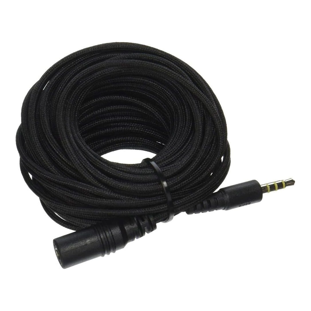 Cisco Extension Cable for the Performance Microphone, Table Microphone Audio Extension Cable for 4-Pin Mini Jack Cables, 9 Metres, 90-Day Standard Hardware Warranty (CAB-MIC-EXT-J=), Male, Female, 9 m, Black