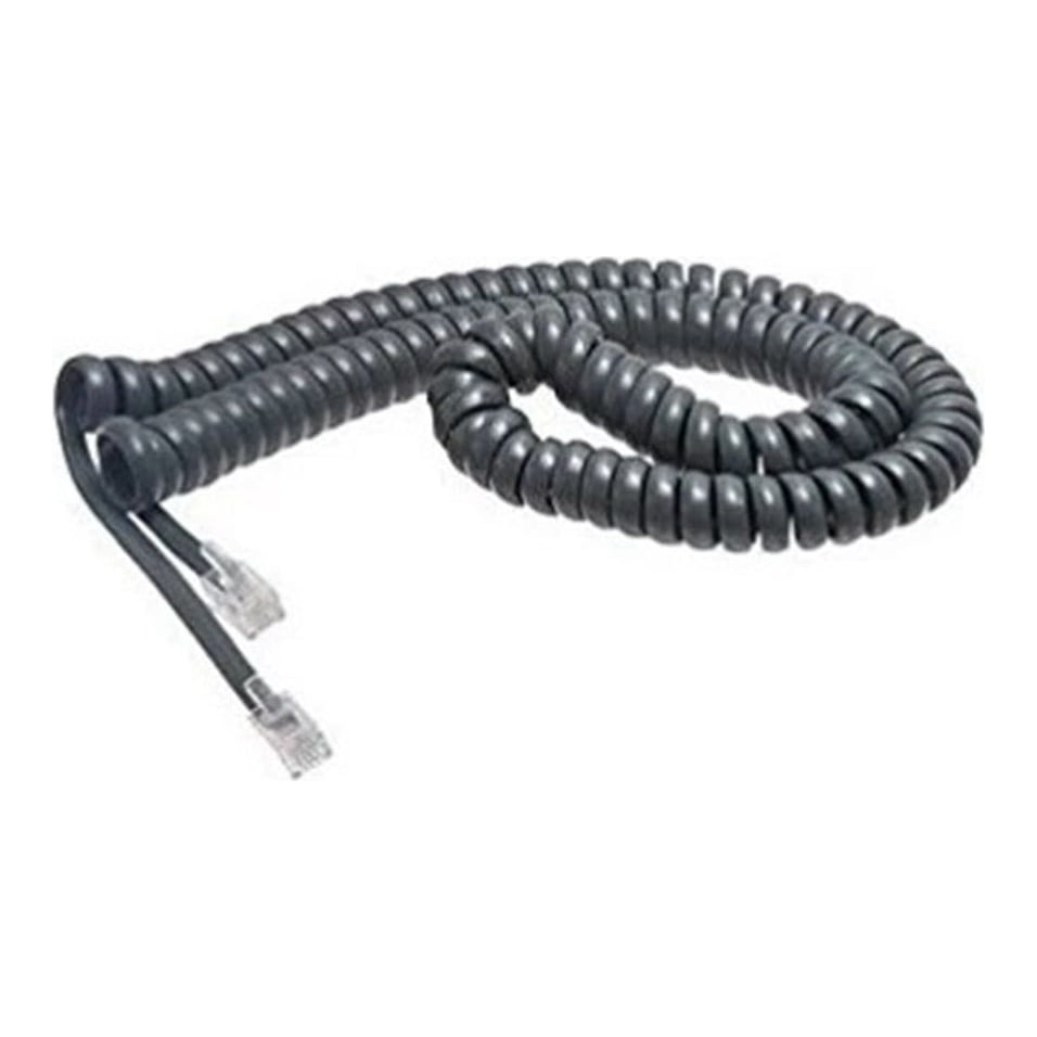 Cisco Spare Telephone Handset Cable for IP Phone 8800 and DX600 Series, Charcoal, 1-Year Limited Hardware Warranty (CP-DX-CORD=), Cisco, IP Phone 8800 and DX600, Black, 177.8 mm, 215.9 mm, 57.1 mm