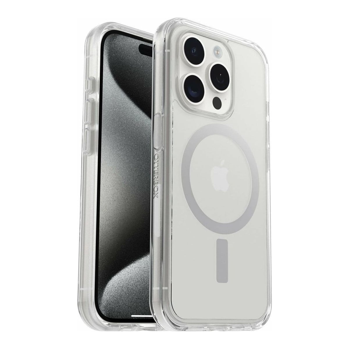 OtterBox Symmetry Series Clear for MagSafe for iPhone 15 Pro, Clear, Cover, Apple, iPhone 15 Pro, 15.5 cm (6.1"), Transparent